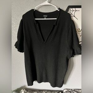 Torrid Classic Black Knit Sweater